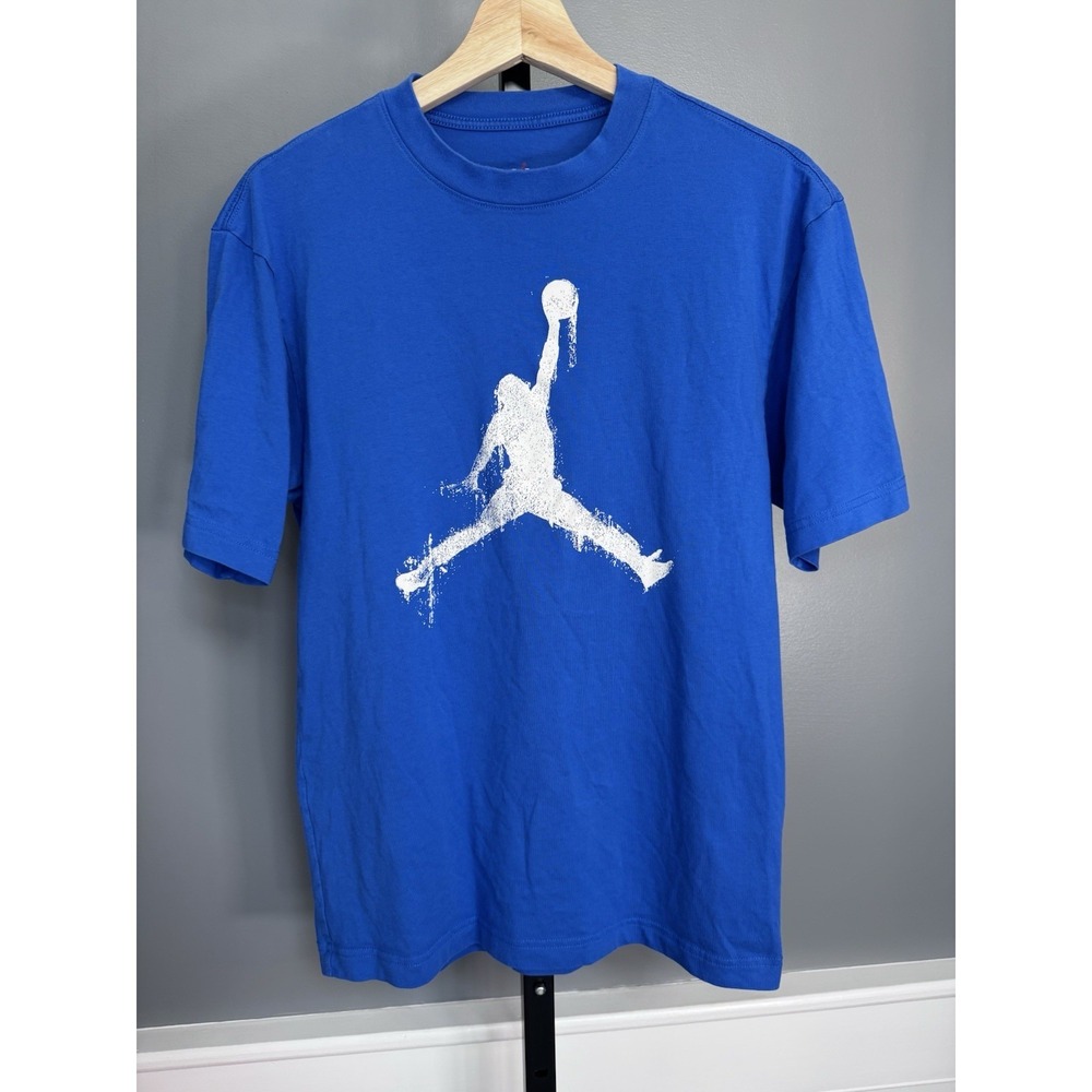 Nike Men's Jordan Exploded Jumpman Brooklyn 100% Cotton T Shirt XS